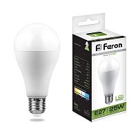 Лампа светодиодная Feron LB-100 A65 Груша E27 220В 25Вт 2150Лм 4000К 65х135мм картинка 